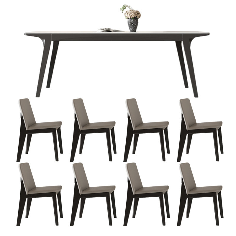Ensemble de salle à manger rectangulaire simple 78,7 po x l 35,4 po
