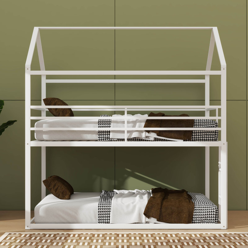 Amberboi Standard Bunk Bed by Harper Orchard, White