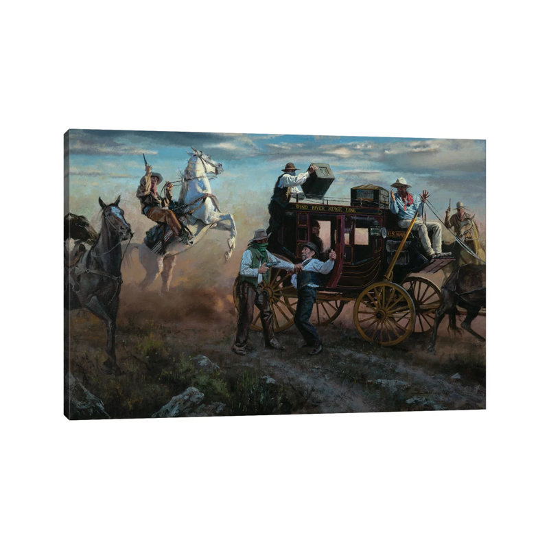 Outmanned 1 Piece Wrapped Canvas Painting, 20.32 cm H x 30.48 cm W
