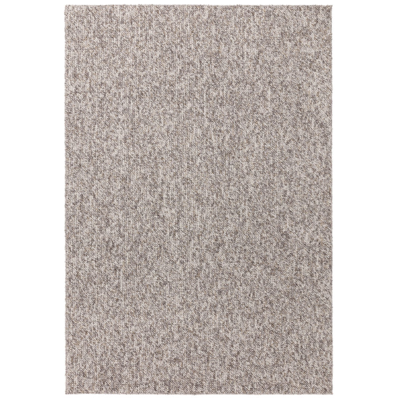 Munyak Solid Colour Pebble Brown Area Rug, Rectangle 160 x 230cm