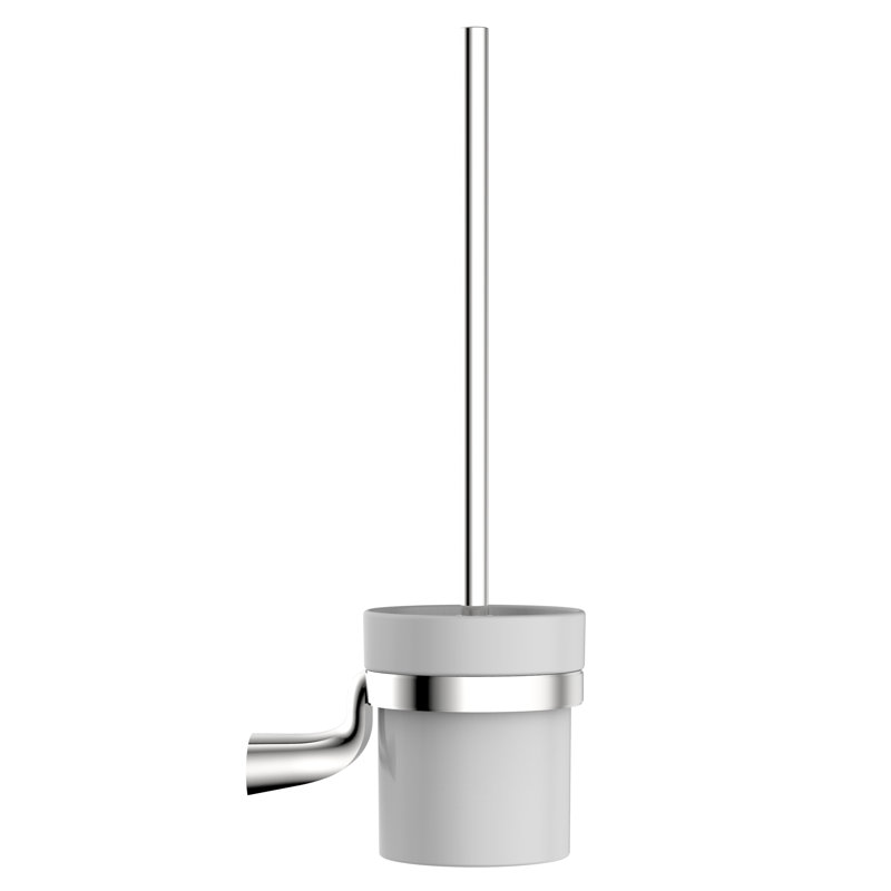 Saco Wall Mounted Toilet Brush, Chrome