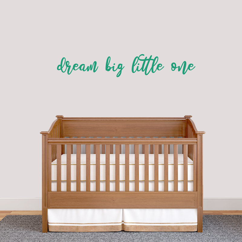 Adhésif décoratif « Dream Big Little One », Bleu sarcelle