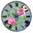 Peonies and Paisley - Cabin Wall Clock-36851122