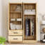 Armoire-penderie avec rangement à 2 tiroirs et tablettes Apollonios Solum -1366849731