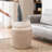 Cotton Rope Laundry Hamper - 105L Woven Collapsible Clothes Storage Basket For Blankets, Bedroom Organization, And Laundry - Natural Handwoven Design With Soft Handle-6998173