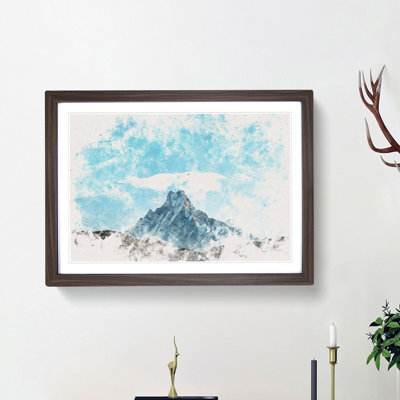 Fishtail Mountain in Nepal - Picture Frame Painting Print