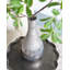 Vase de table en verre argenté 15 po