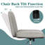 Chaise de travail avec siège rembourré Walsunny-98415126
