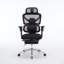 Fauteuil de bureau ergonomique avec support lombaire à massage, appui-tête 4D et accoudoirs 5D, dossier réglable haut et profondeur d'assise