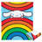 Sanrio Cinnamoroll Rainbow Roll Silk Touch Throw Blanket, Kawaii Rainbow Fleece, 50x60 Inches