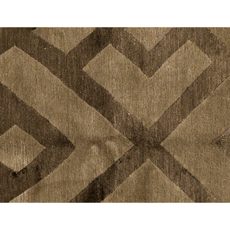 Handmade Silk and Wool Area Rug