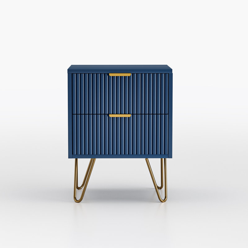 40cm W Manufactured Wood Bedside Table