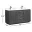 Meuble-lavabo double 60 po Cloverfield-93496137-93496138