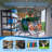 [10X8 Ft Gray Outdoor Steel Storage Shed]– Clear Window & Lockable Doors | Weather-Resistant For Garden, Backyard, Patio & Utility Storage​-118758430