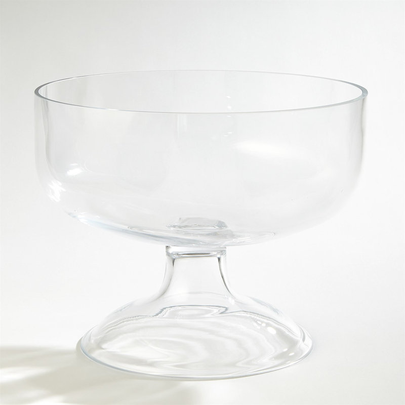 Compote en verre géant