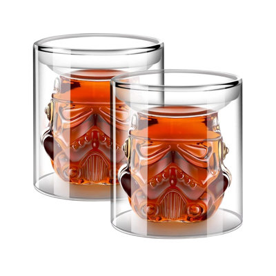 2-Pieces Creative Whisky Sobriety Glasses