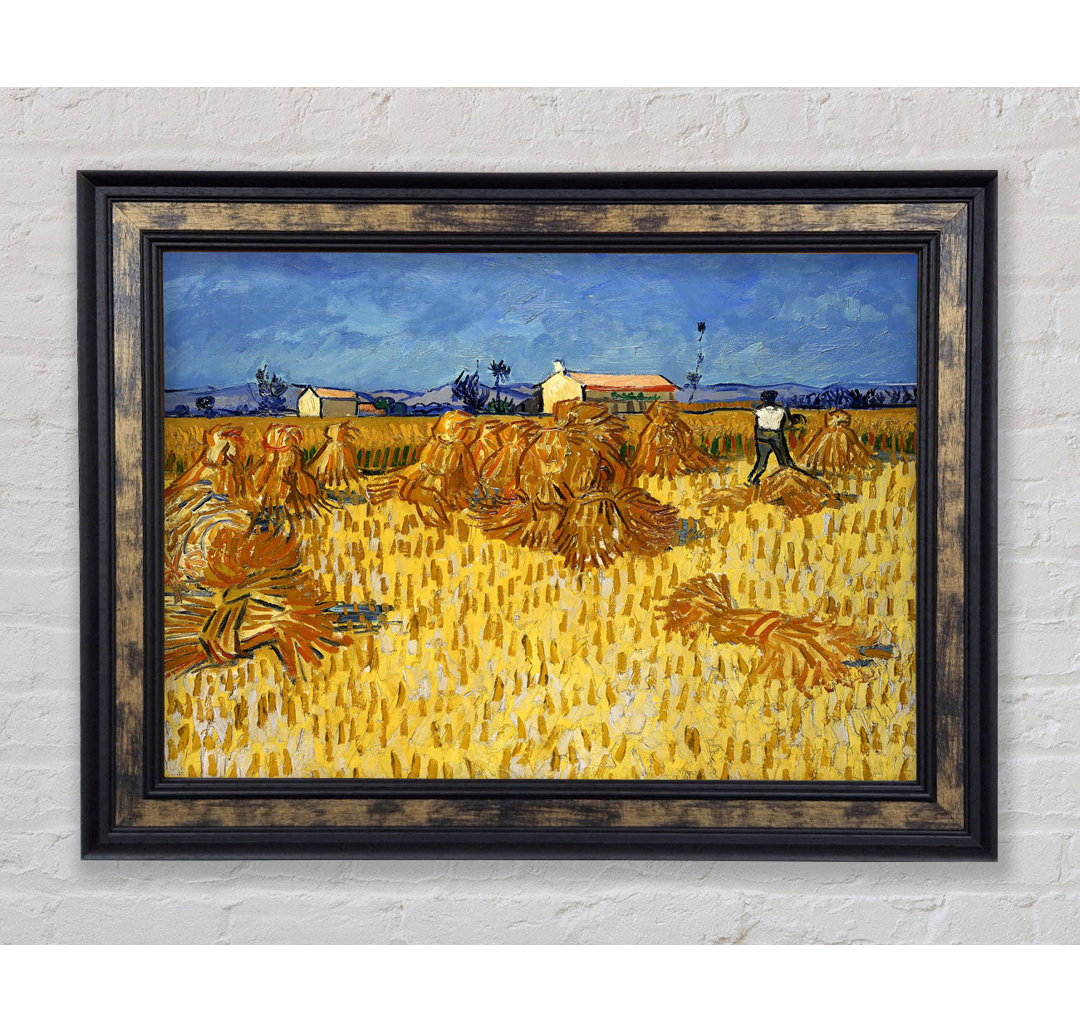 Van Gogh Maisernte in der Provence - Einzelner Bilderrahmen Kunstdrucke