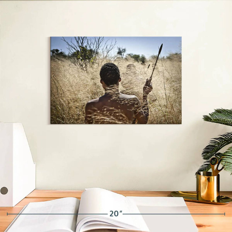Senne, chasseur africain, H 8 po x l 12 po