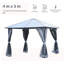 Milanna 4m x 3m Steel Party Tent