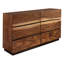 Ensemble de chambre à coucher 3 pièces Ashcombe en noyer fumé, format King, comprenant un lit plateforme de rangement, une commode et une table de chevet.-1547029517-1547029518