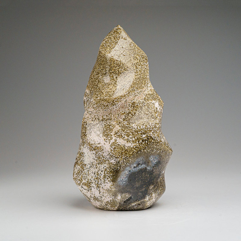 Forme libre de flamme de jaspe de l'océan poli de Madagascar (1,8 lb)