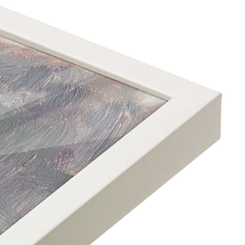 «Winter Reflections» par Carson Overs passer, reproduction d'art, H 24 po x l 32 po, Blanc