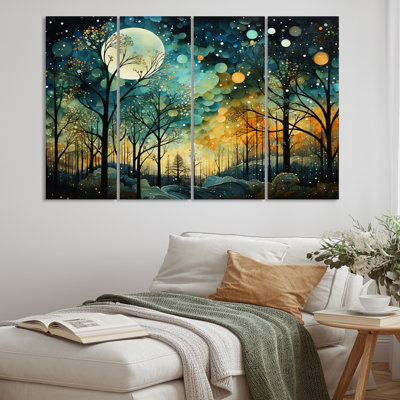 " Enchanted Forest " 4 - Pieces