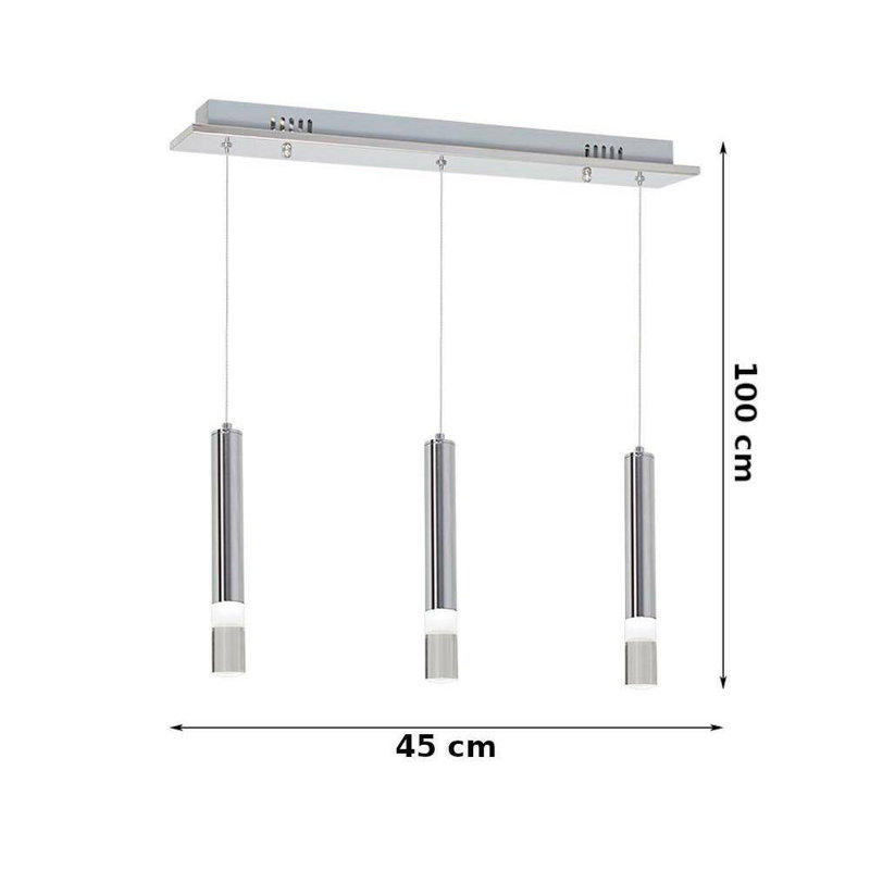 Bricelynn 3 - Light LED Kitchen Island Pendant