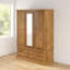 Hendon 3 Door Wood Wardrobe