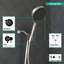 Hansgrohe Rainfinity 3-Jet Handheld Shower Head Set with Shower Hose and Showerarm Mount-547077038-573797975