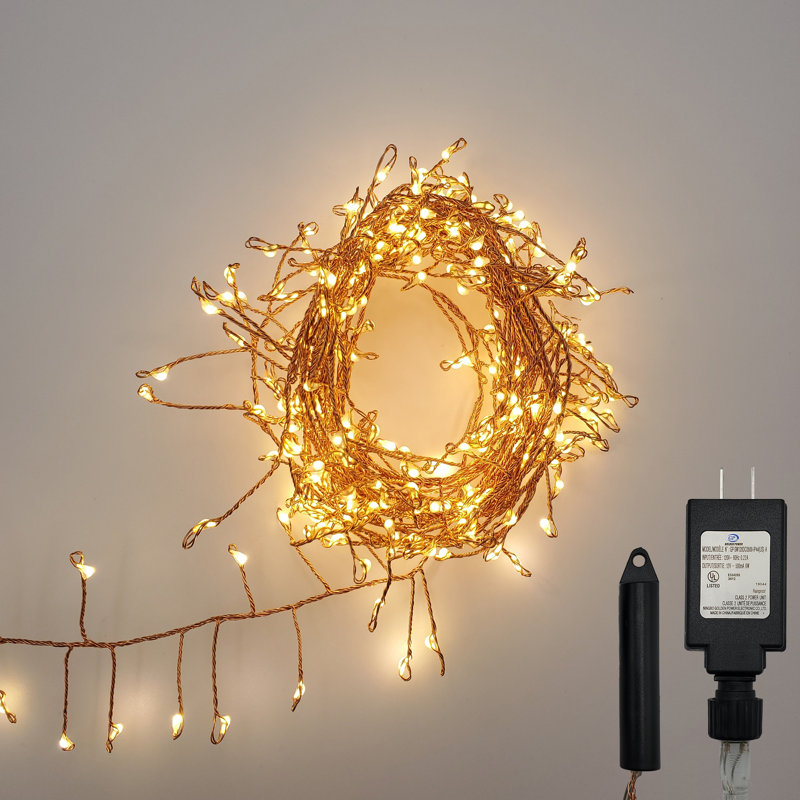 Electric Firecracker LED Fairy String Lights, Copper