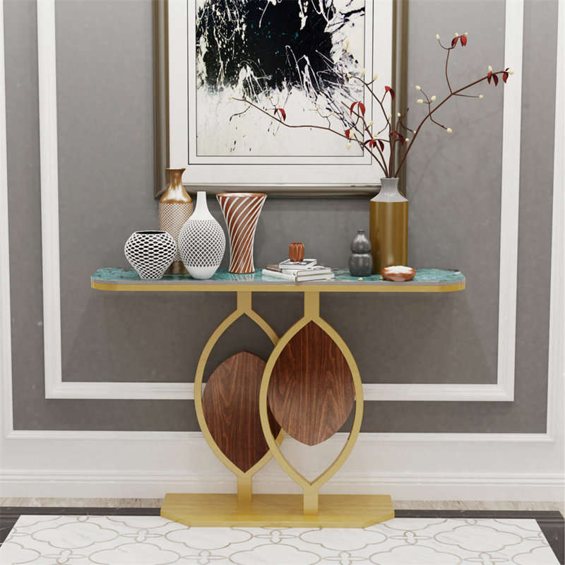 Alver 120Cm Console Table, Green