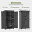 Armoire de rangement de jardin avec casiers l 3 pi x P 2 pi Garden-74282537