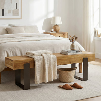 Solid Wood Bench
