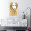 Captivating Blonde Beauty Contemporary Elegant Minimalist Portrait Wall Art Print 1 Piece Wrapped Canvas Wall Art-991834933
