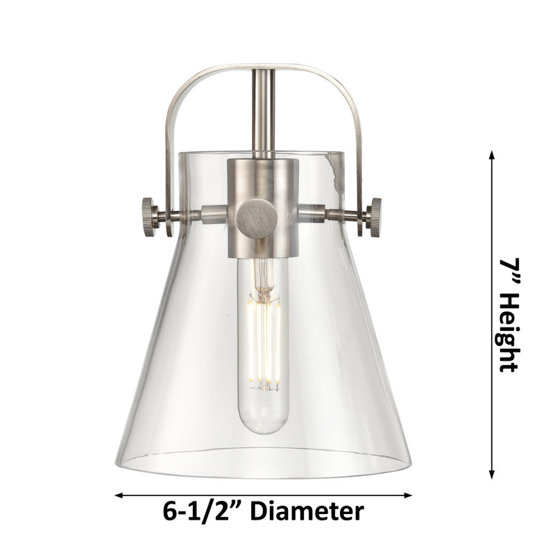 Slana 6 - Light Dimmable Vanity Light, Brushed Brass, Clear