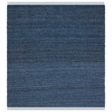 Natural Fiber Three Hundred Sixty Eight Area Rug In Navy