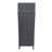 Keaton Modern 24.13-Gallon All-Weather Wicker/Metal Lidded Hideaway Outdoor Trash Can-103764194