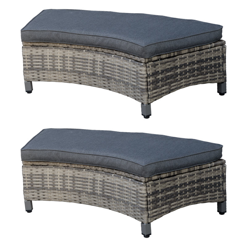 YK06016GY-C-ottoman, Gris