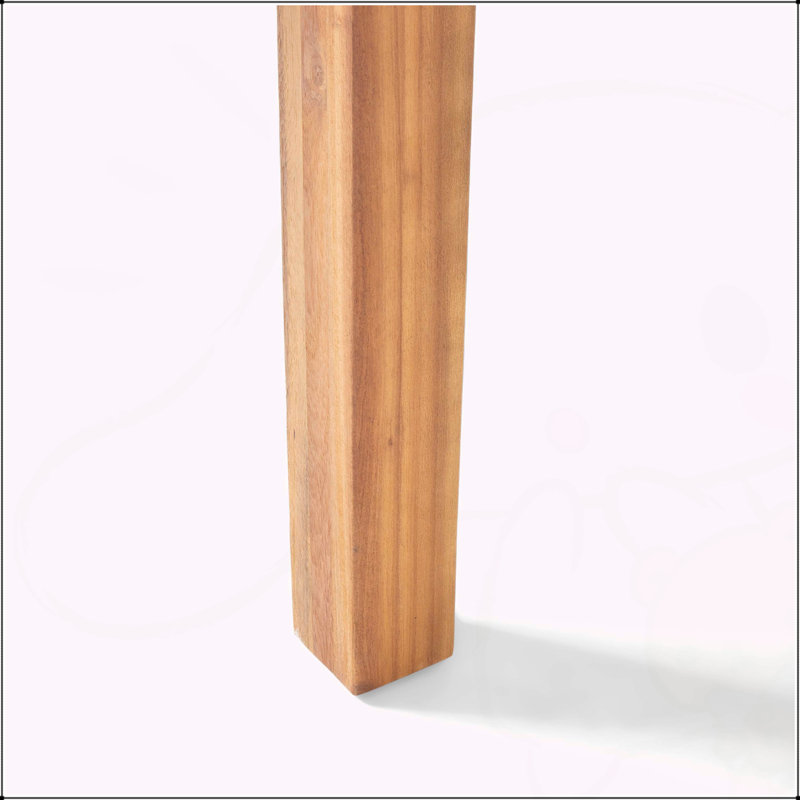 Table de salle à manger d'extérieur extensible en bois d'acacia