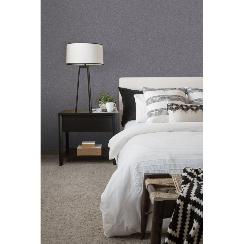 10m x 53cm Matte Wallpaper Roll, Black
