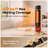 1500 Watt Electric Tower Space Heater with Realistic Flame Effect, 60° Oscillation-137980986
