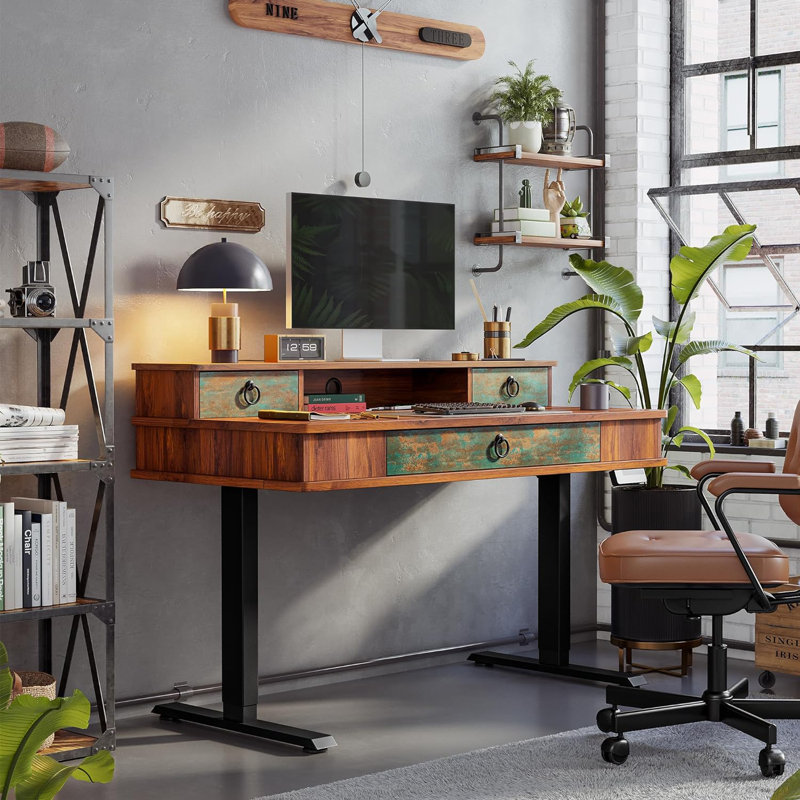 Bureau pour travailler debout à hauteur réglable