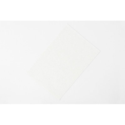Blanc opale - Échantillon de papier peint scintillant véritable (format A6)