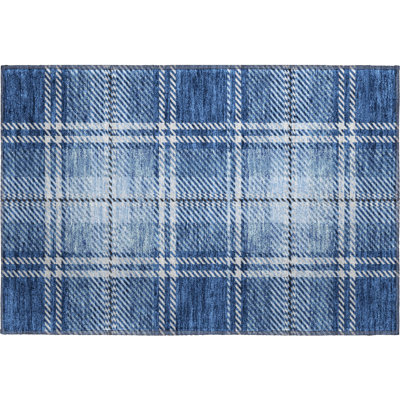 Premium Machine Washable Prisco Navy Rug