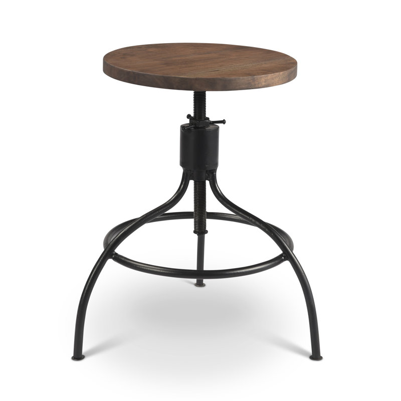 Revolve Adjustable Stool with Metal Frame