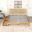 Lit plateforme en bois avec deux tiroirs-493736678-493736679