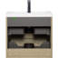 Meuble-lavabo flottant 24 po avec lavabo, meuble de rangement mural moderne, lavabo en résine, tiroirs à fermeture en douceur-1896999314-1896999313