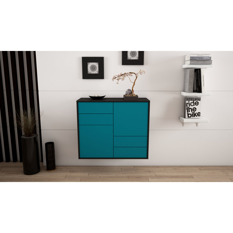 Rouleau 92cm Sideboard, Turquoise