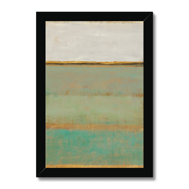 Verdant Field II by Timothy O' Toole - Painting, Black Framed Paper Print, 34cm H x 24cm W